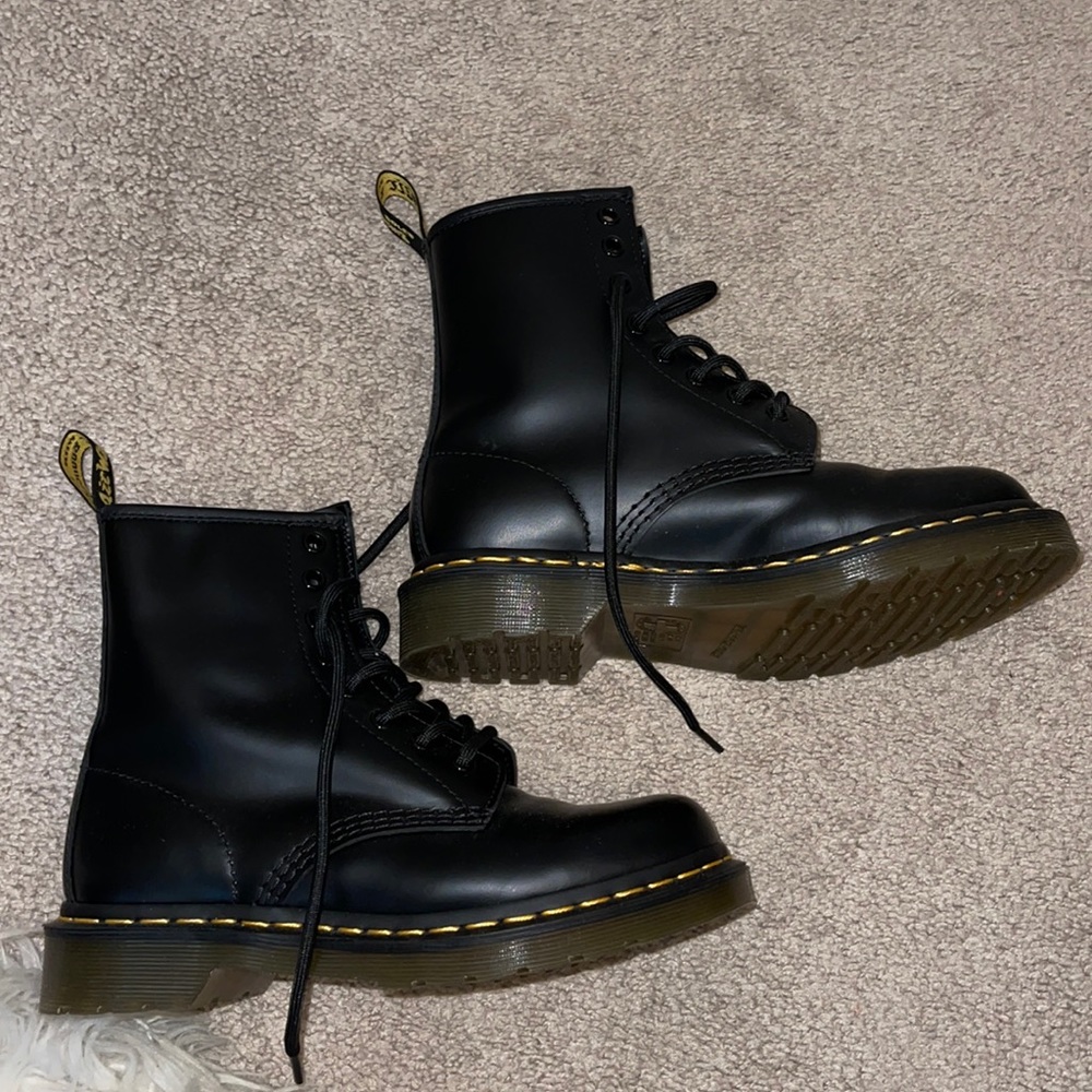 All black doc martens